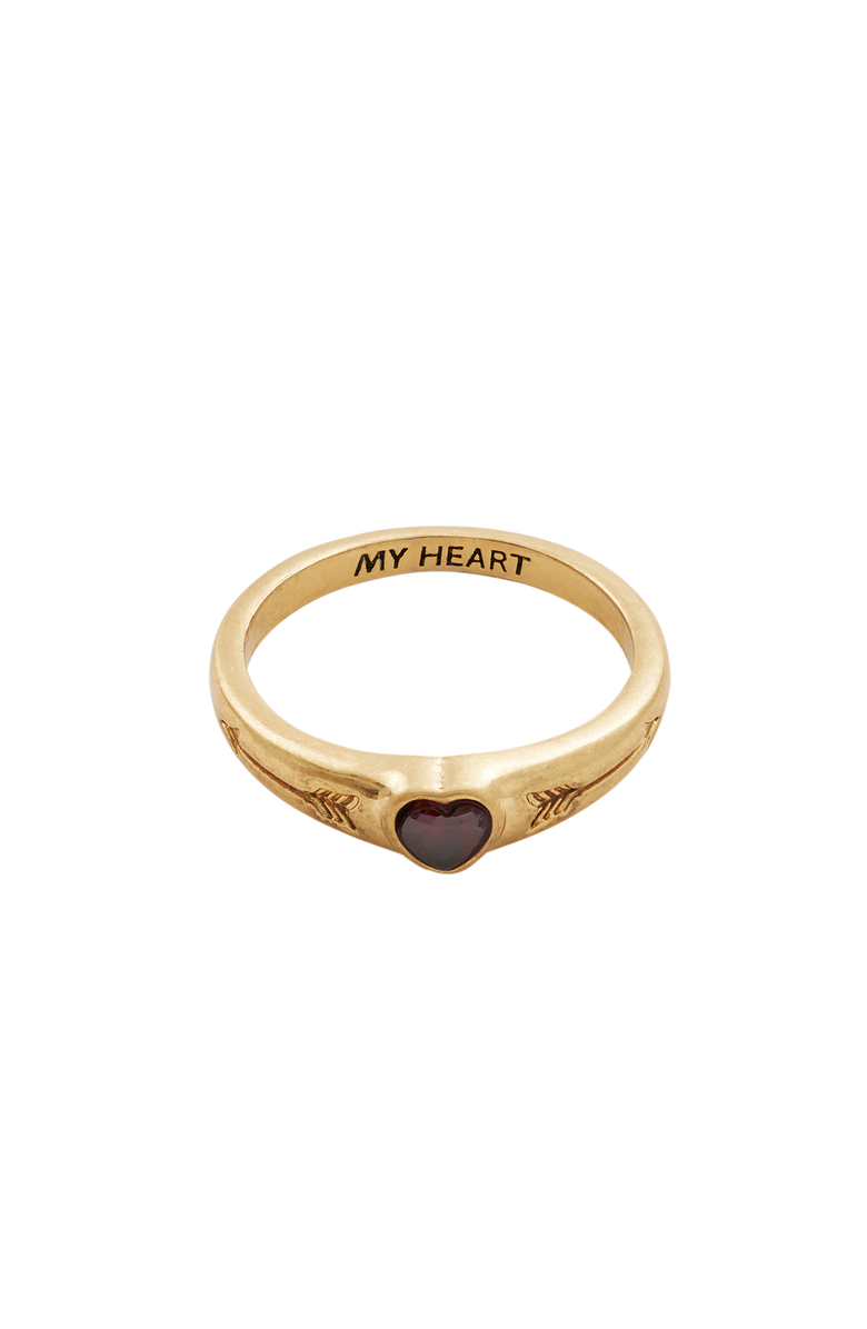 Fable England My Heart Signet Ring, Alternate, color, Gold