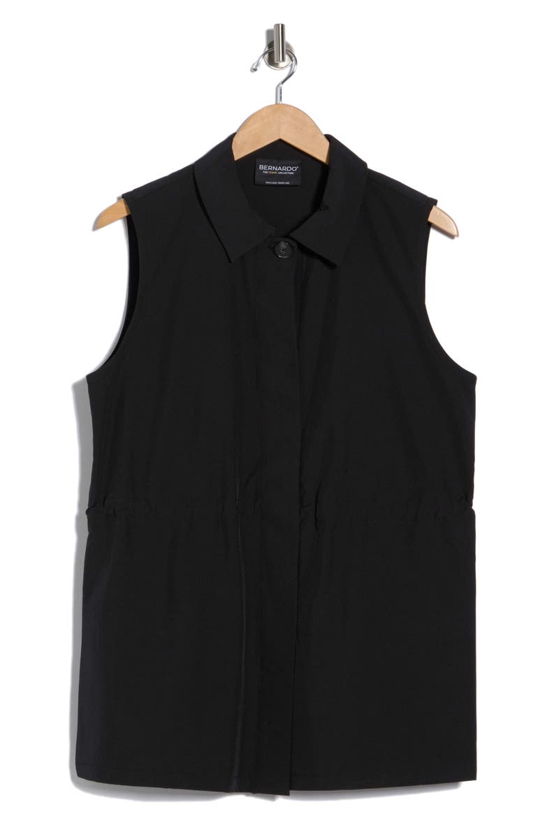 Sleeveless Blouse, Alternate, color, BLACK