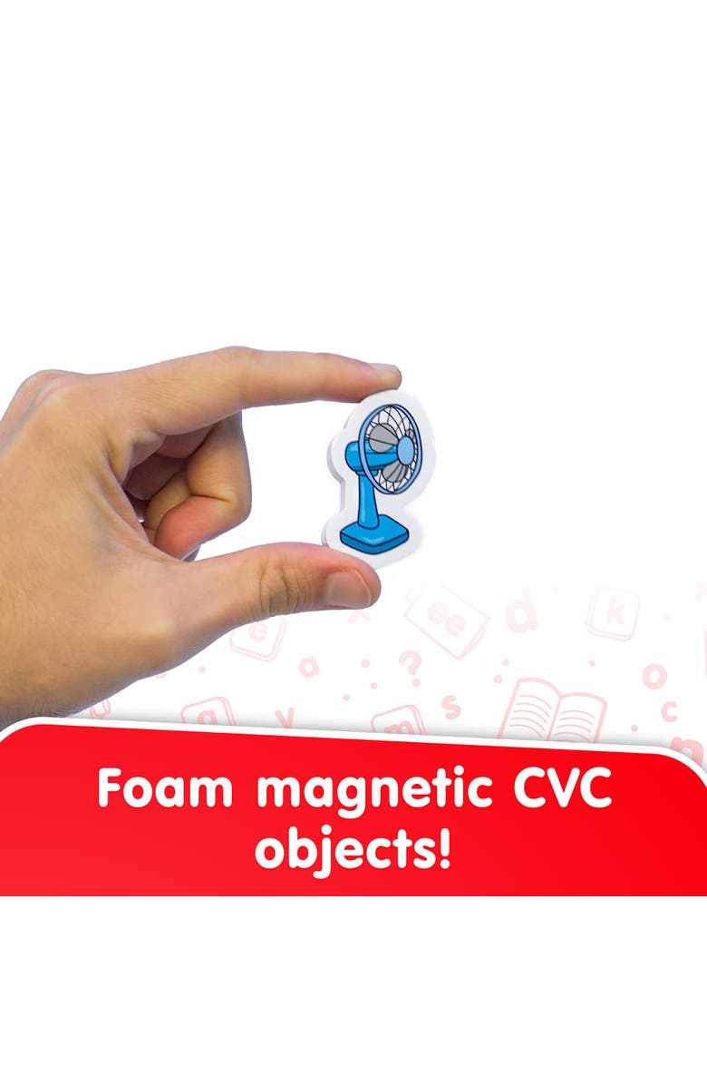 Junior Learning Rainbow Cvc Objects Magnetic Foam Set, Alternate, color, Multicolored