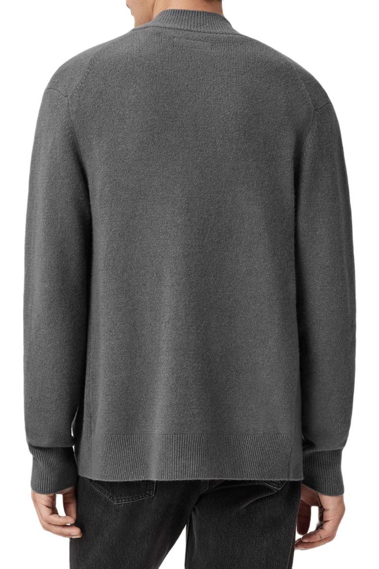 Statten Zip Cardigan, Alternate, color, ASHER GREY