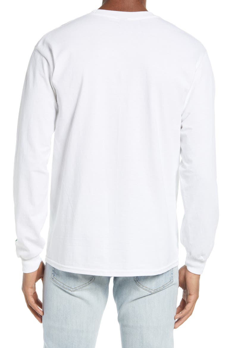 Sprout Long Sleeve Men's Graphic Tee, Alternate, color, WHITE