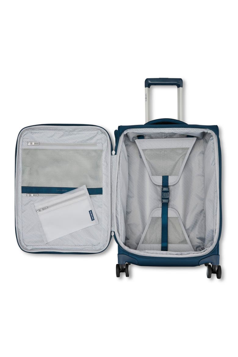 Portlift Softside 20" Carry On Spinner Luggage, Alternate, color, Marine Blue