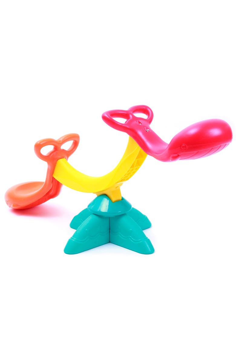 Fisher-Price Happy Whale Seesaw 360 Spinning Teeter Totter 2+, Alternate, color, Multicolored