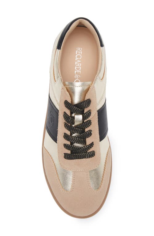 Regarde Le Ciel Grisel Sneaker In Antique/platinum/black
