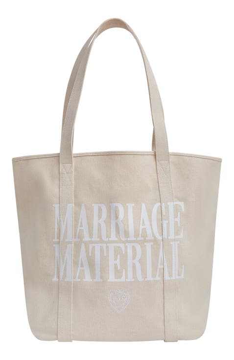 Marriage Material Collection Tote