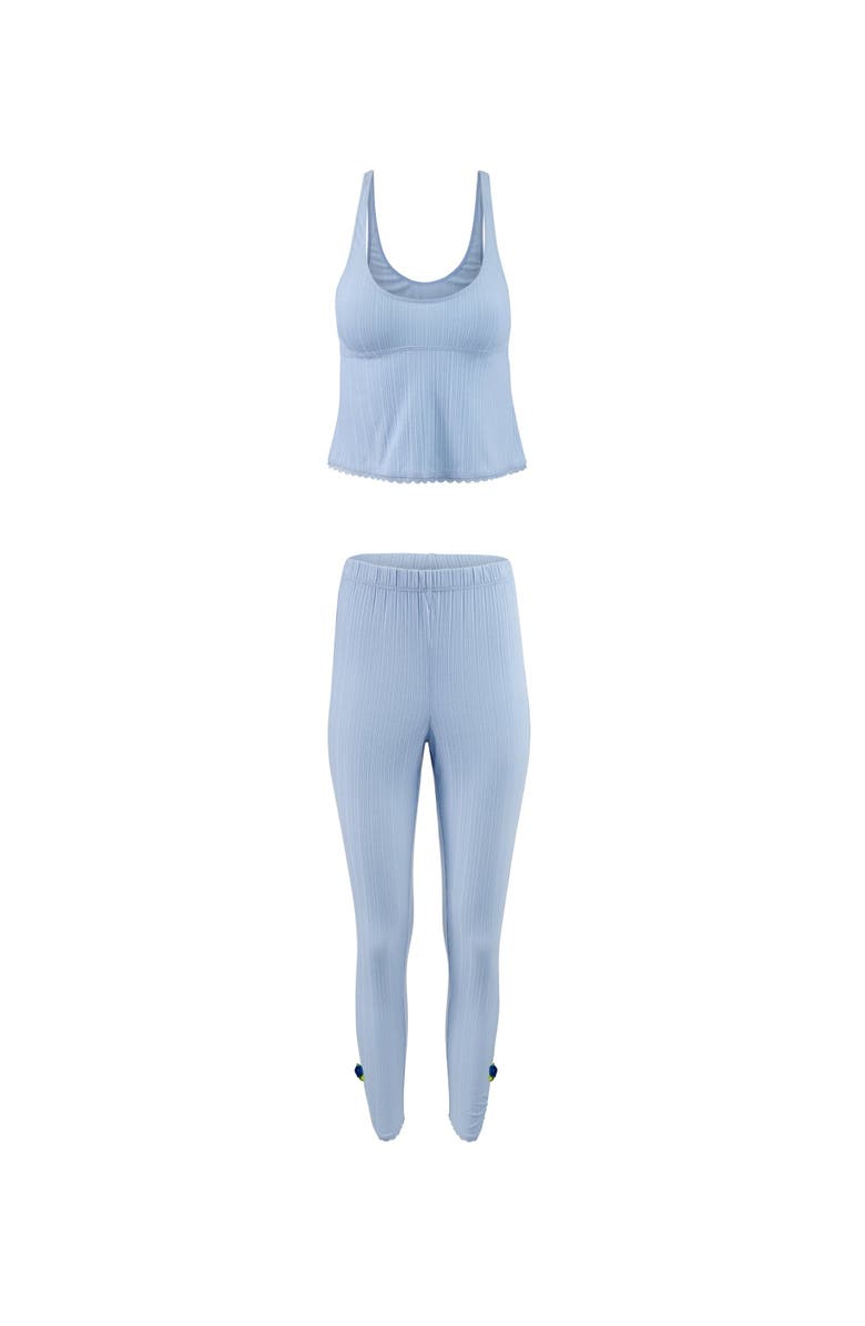 Adore Me Gema Pajama Tank And Legging Set, Alternate, color, 