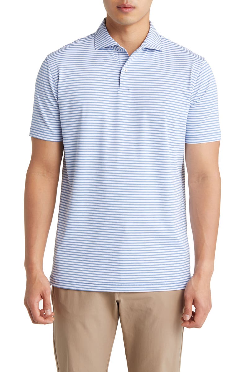Peter Millar Sawyer Stripe Performance Polo, Main, color, 