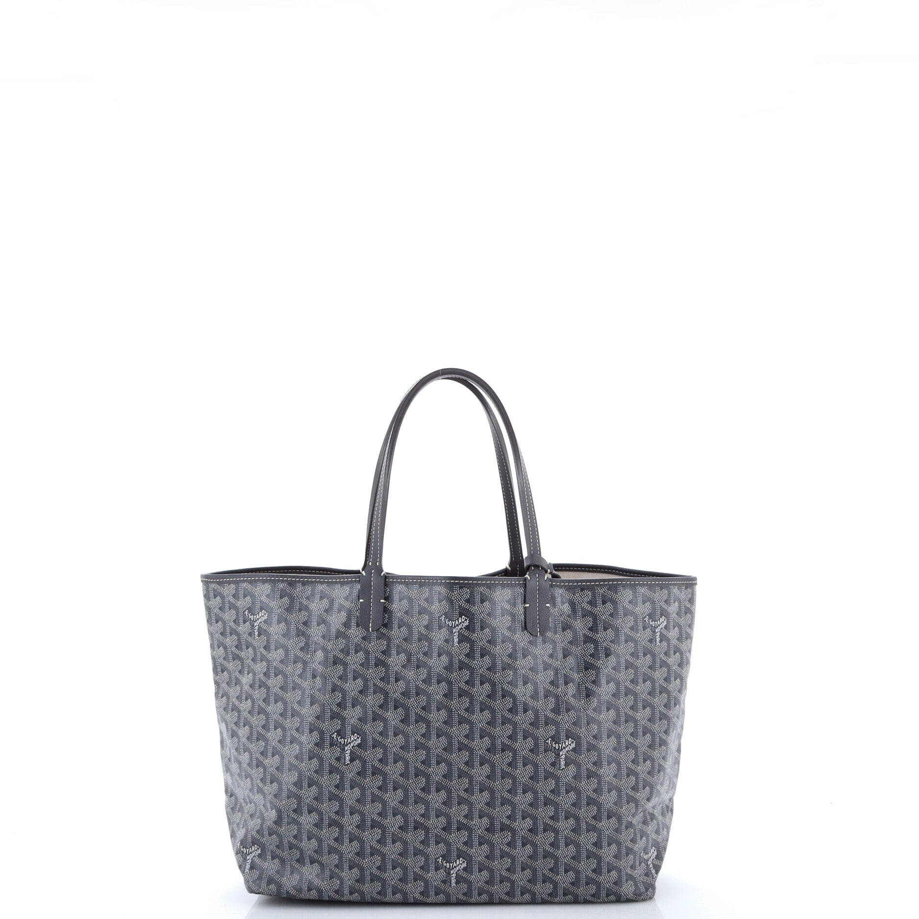 Saint Louis Tote Printed Coated Canvas PM, Alternate, color, Grey