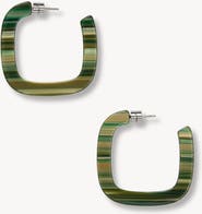 MACHETE Midi Square Hoops