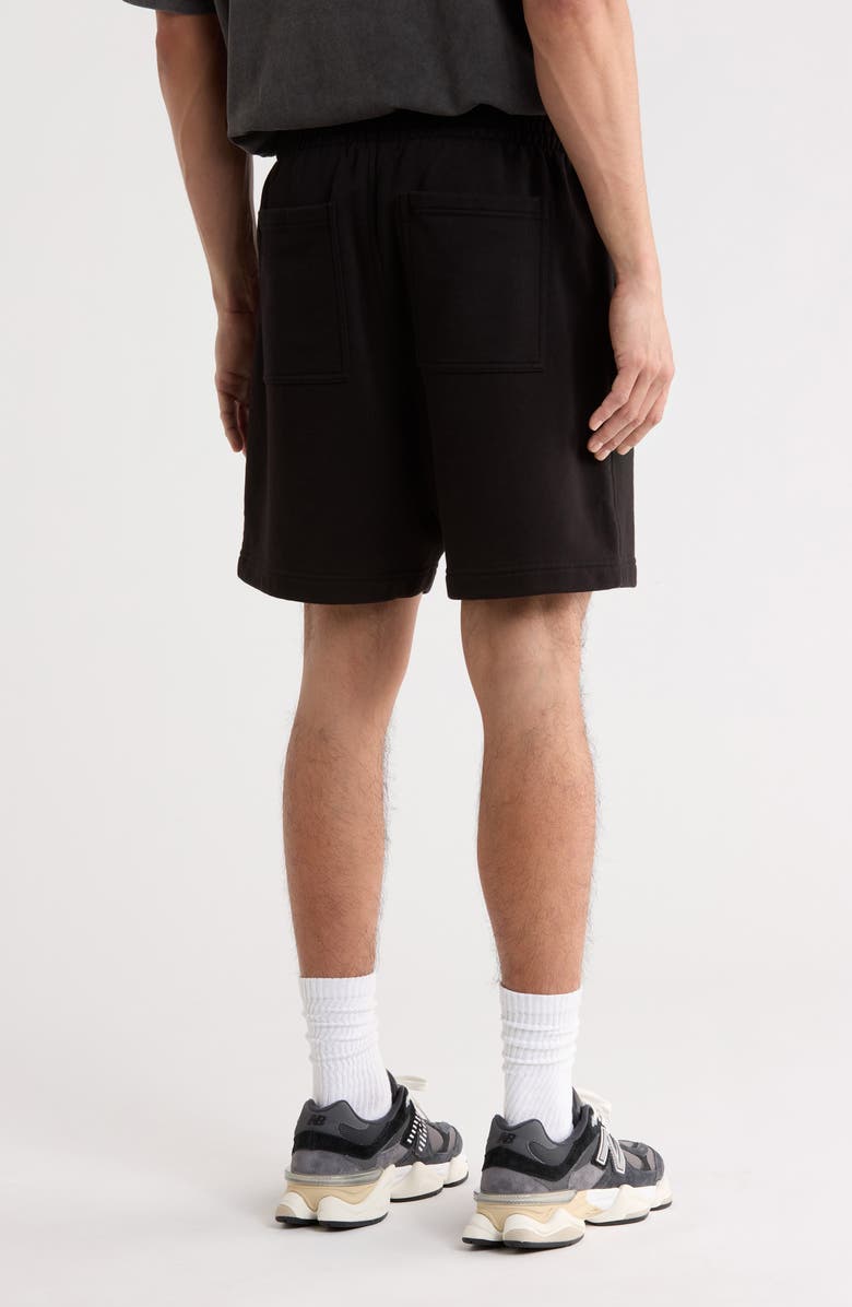 Represent Owners' Club Cotton Logo Shorts, Alternate, color, Black