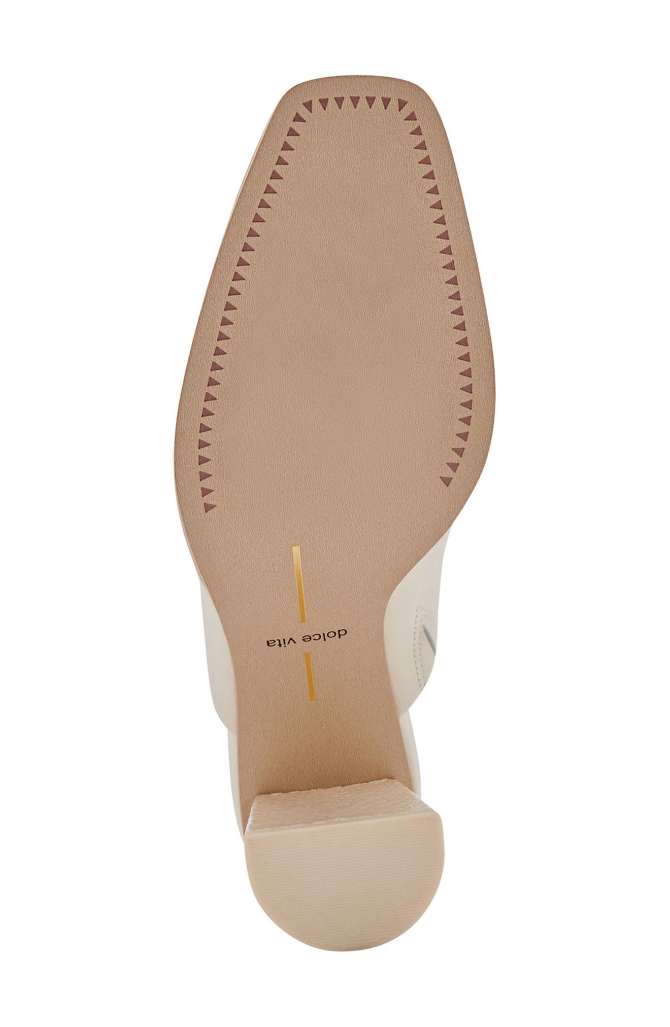 Parez Mule, Alternate, color, CREAM LEATHER