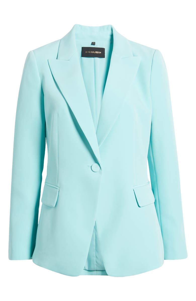 KOBI HALPERIN Jordi Twill Jacket, Alternate, color, Aqua