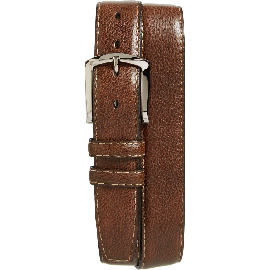 Torino Belts Glazed Leather Belt in Brown  product