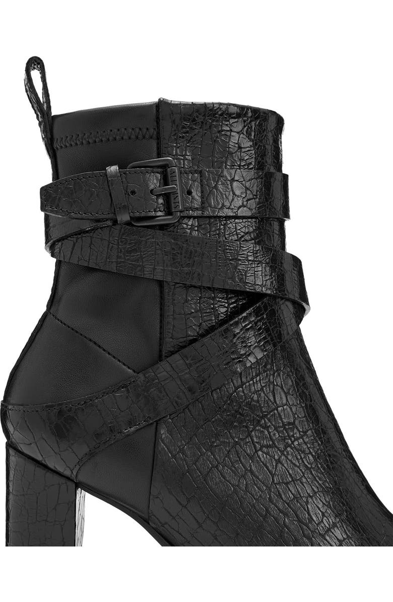 AllSaints Havana Croc Embossed Boot, Alternate, color,