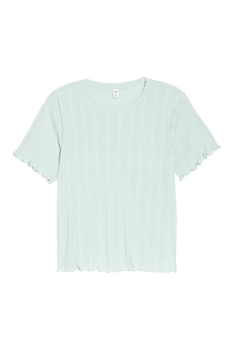Lettuce Edge T-Shirt, Alternate, color, GREEN PALE JADE