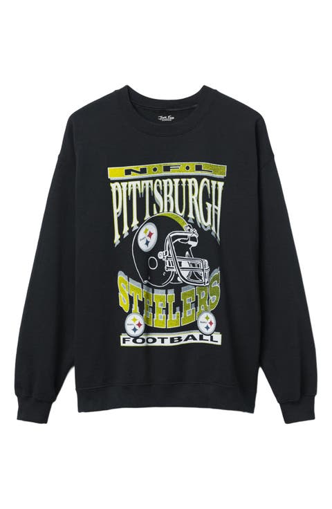 Pittsburgh Steelers Cotton Blend Crewneck Sweatshirt