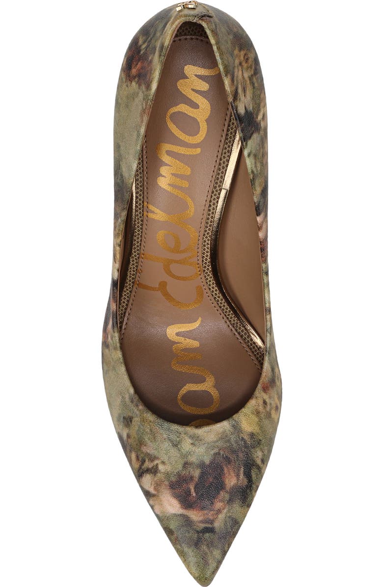 Sam Edelman Hazel Pointed Toe Pump, Alternate, color, Sage Multi