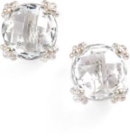 Anzie Cluster Topaz Stud Earrings