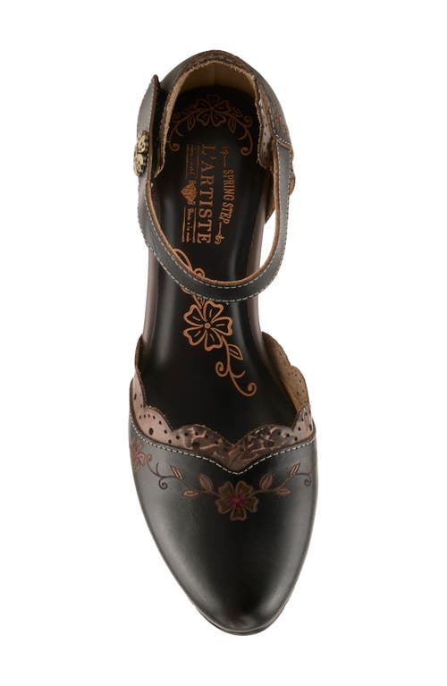 L'artiste By Spring Step Sayyes Ankle Strap Pump In Multi
