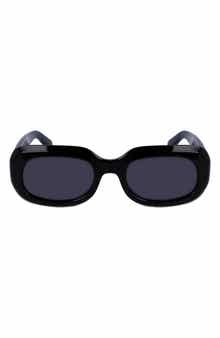 Longchamp Medallion 52mm Rectangular Sunglasses