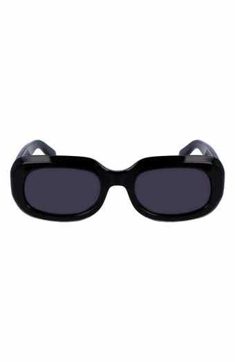 Longchamp Medallion 52mm Rectangular Sunglasses