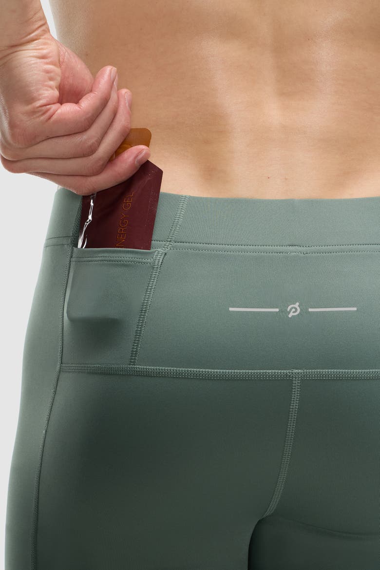 7" PaceForm Compression Run Short, Alternate, color, Soft Olive