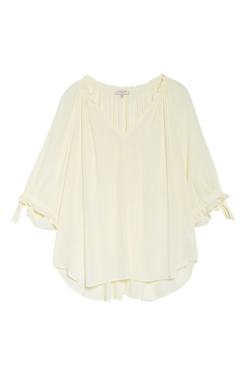 Habitual Nina Tie Sleeve Peasant Top, Alternate, color,