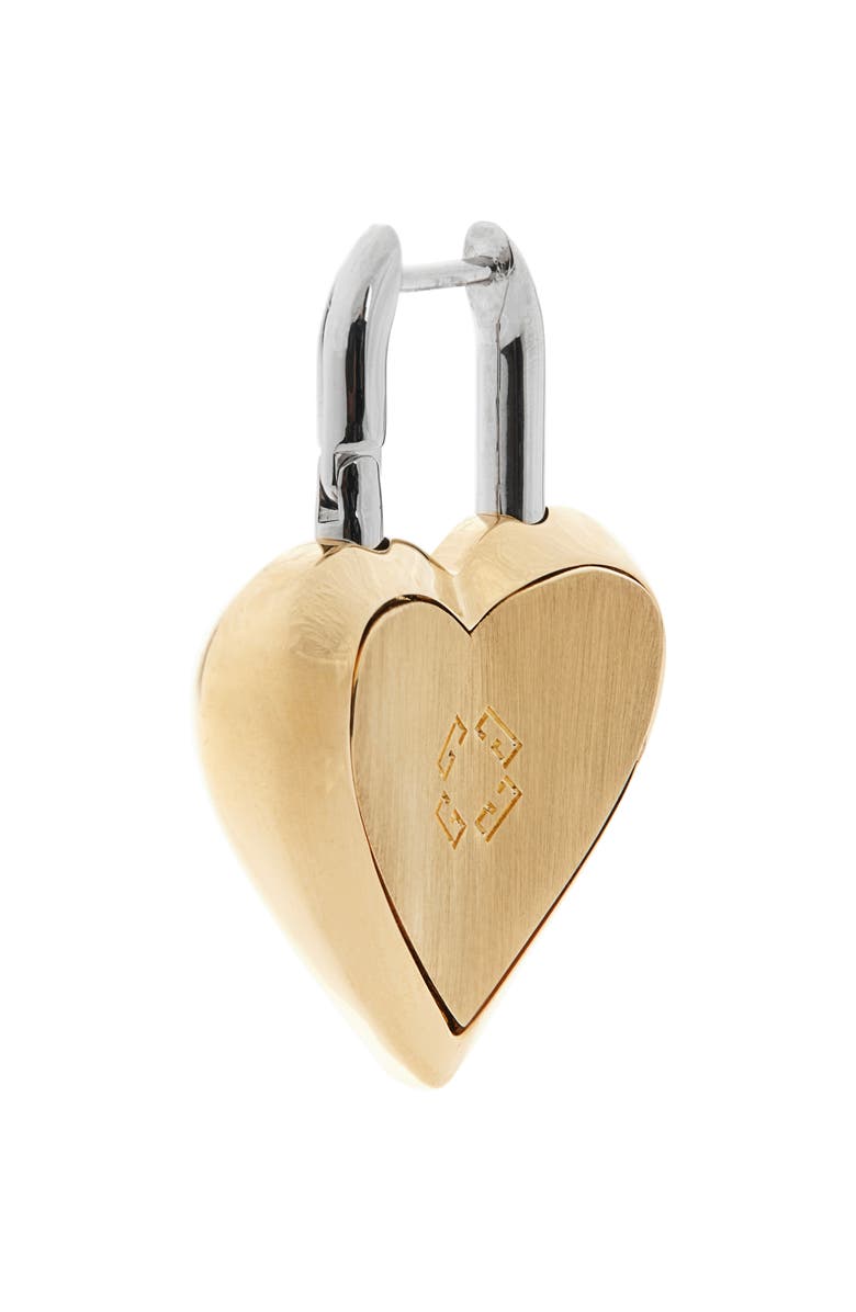 Givenchy Heart Lock Drop Earrings, Alternate, color,