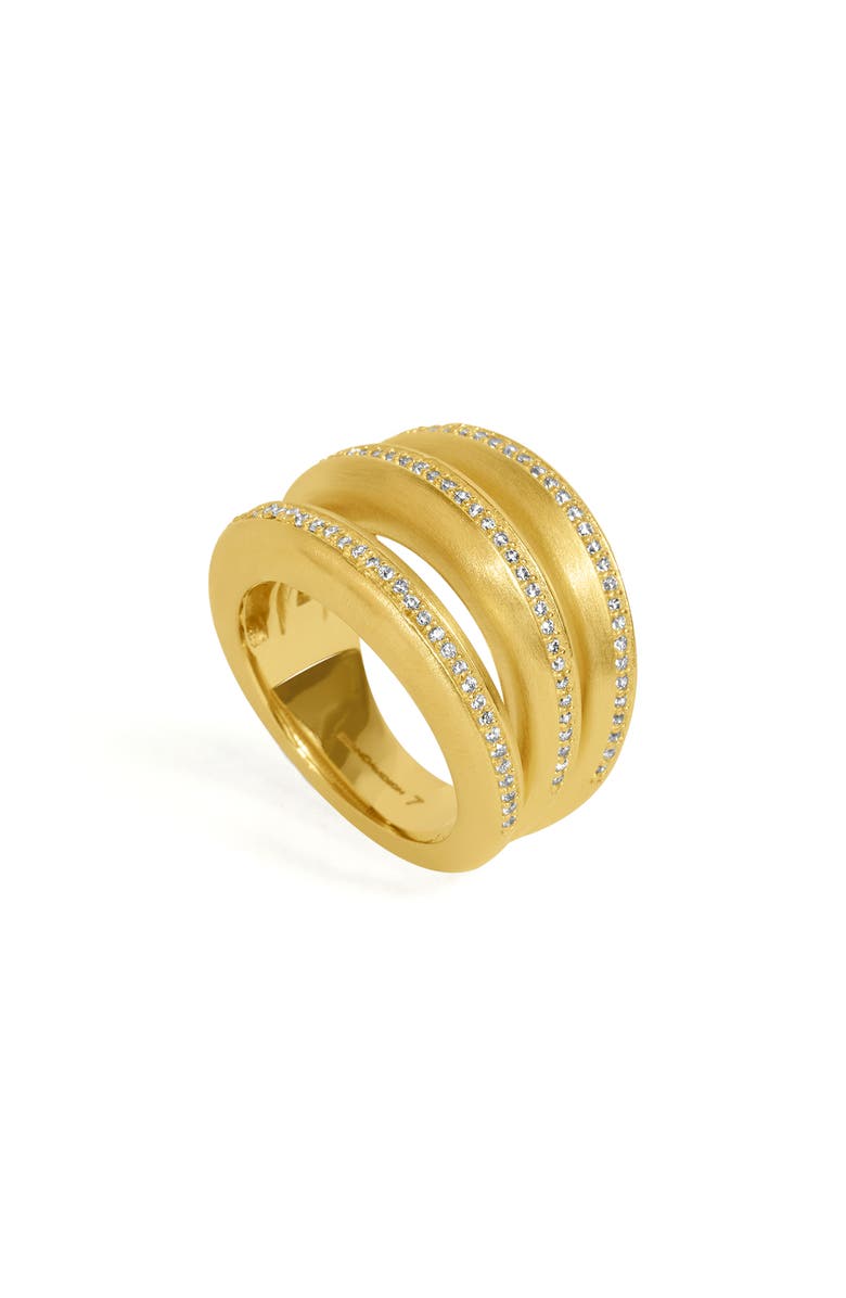 Dean Davidson Dauphine Pavé Cubic Zirconia Stacking Ring, Main, color, 