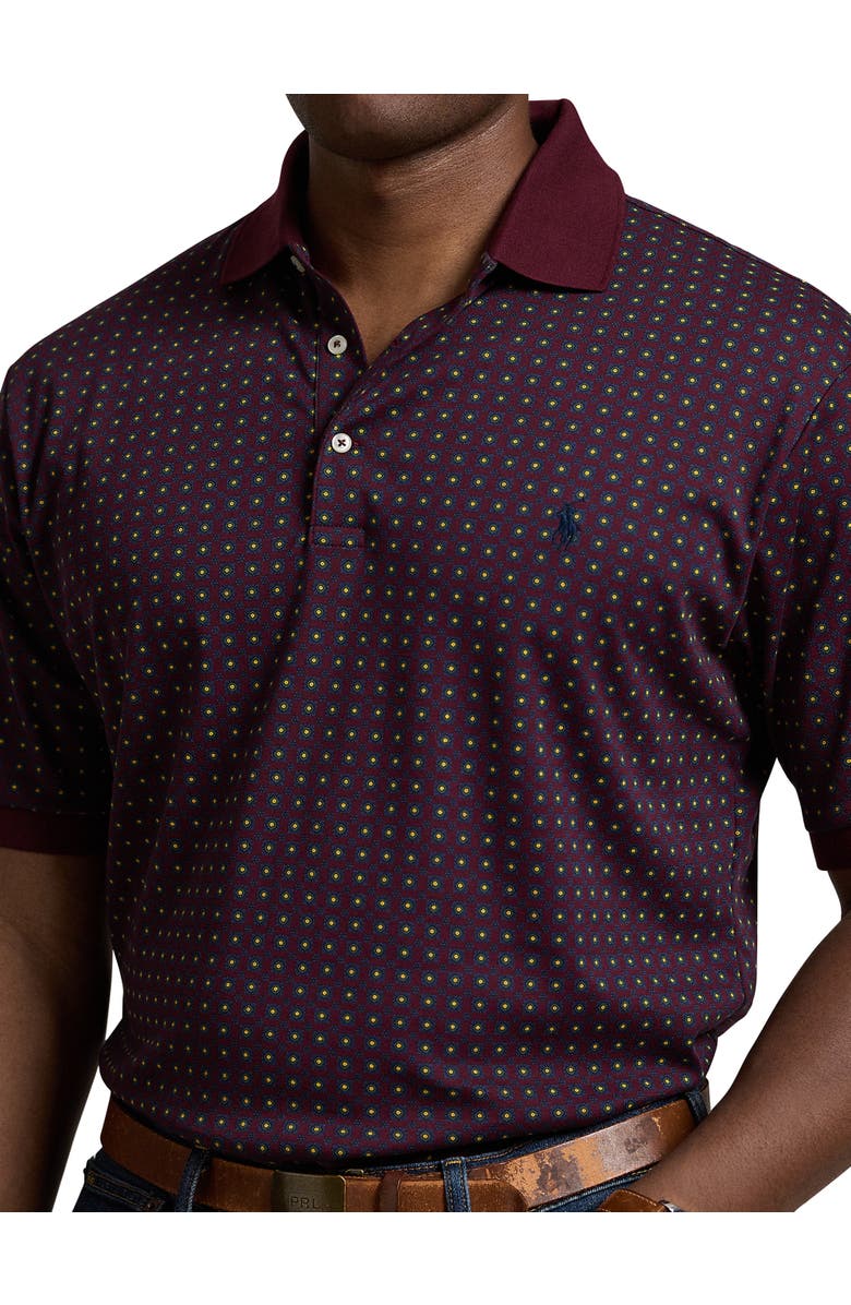 Polo Ralph Lauren Big & Tall Foulard-Print Polo Shirt, Alternate, color, 
