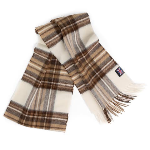 Merino Lambswool Tartan Scarf