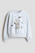 H&M Brushed-Inside Sweatshirt With Printed Motif