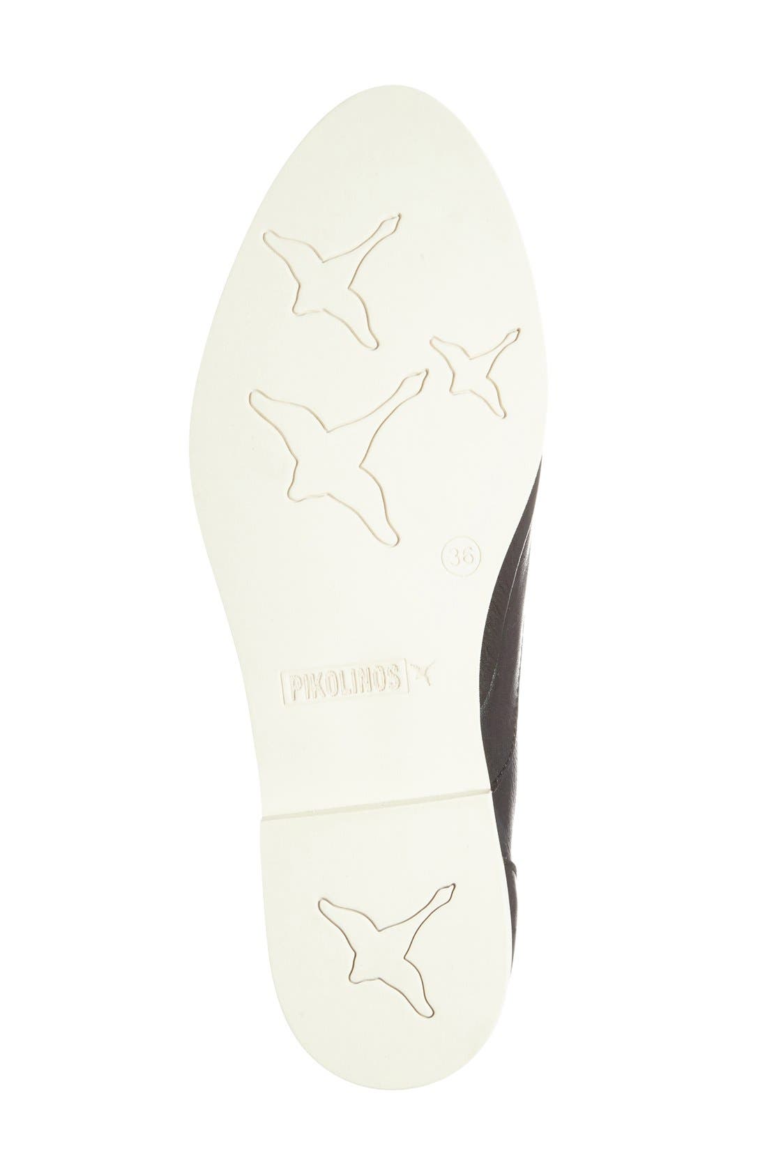'Santorini' Loafer, Alternate, color, BLACK LEATHER