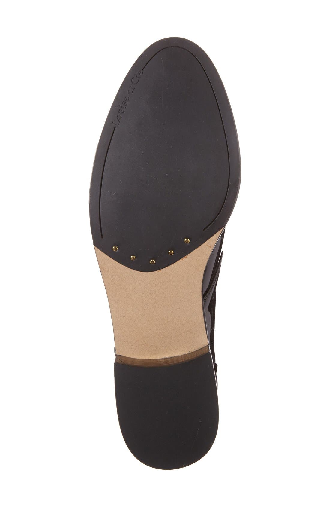 'Finch' Oxford, Alternate, color, BLACK PATENT