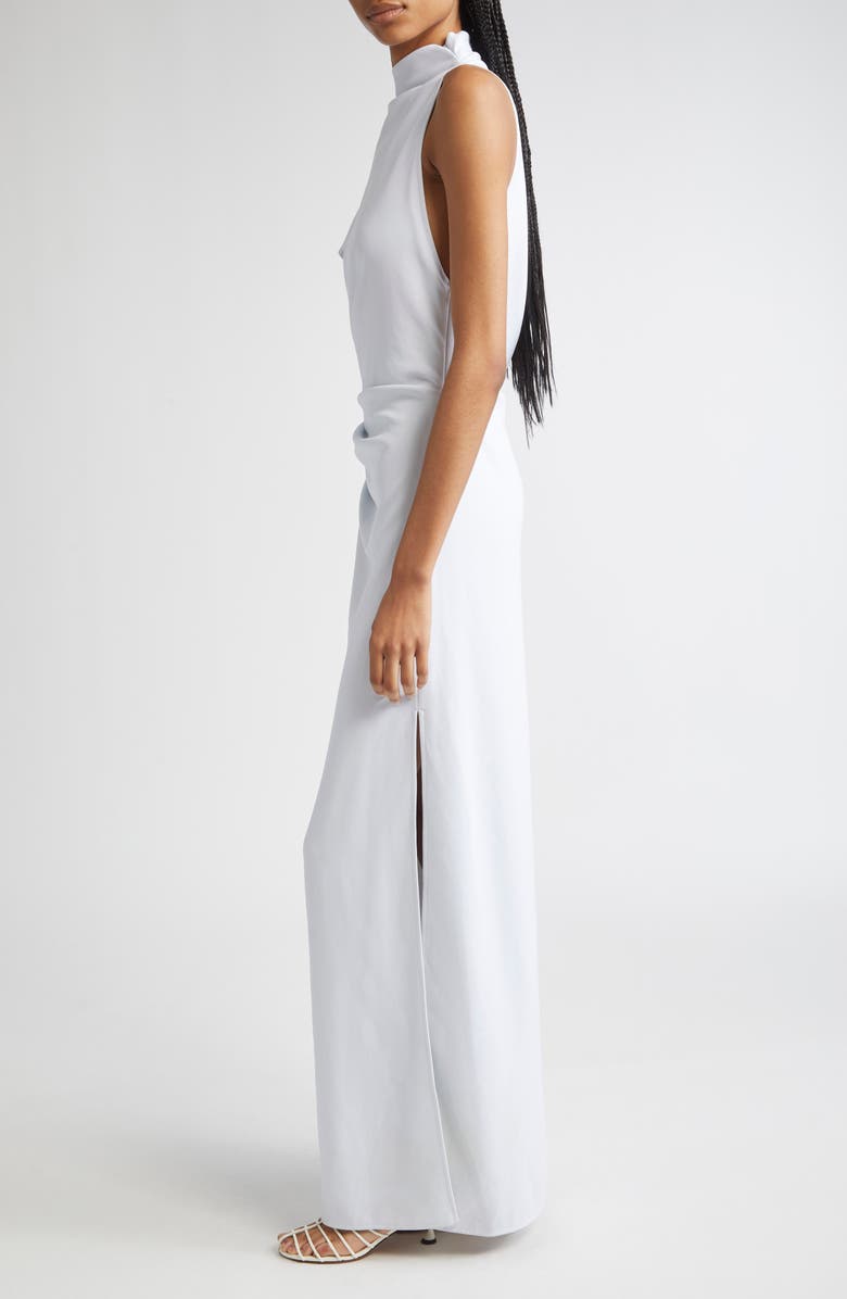 Proenza Schouler Devyn Double Crepe Maxi Dress, Alternate, color, Powder Blue