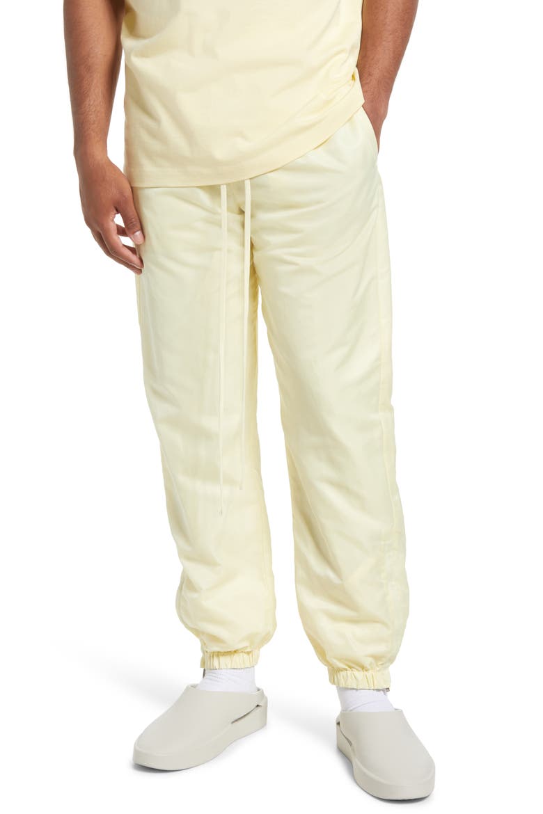 Nylon Track Pants, Main, color, CANARY