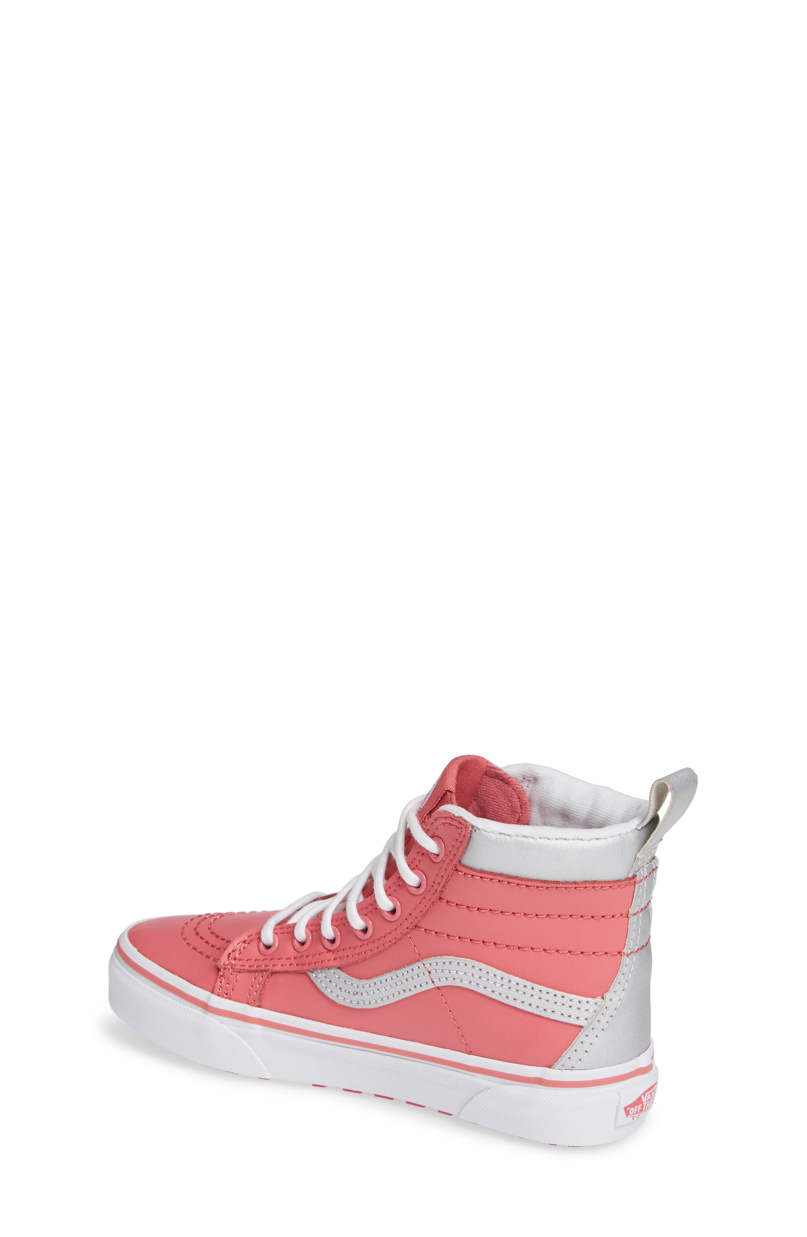 SK8-Hi Sneaker, Alternate, color, METALLIC/ TRUE WHITE/ ROSE