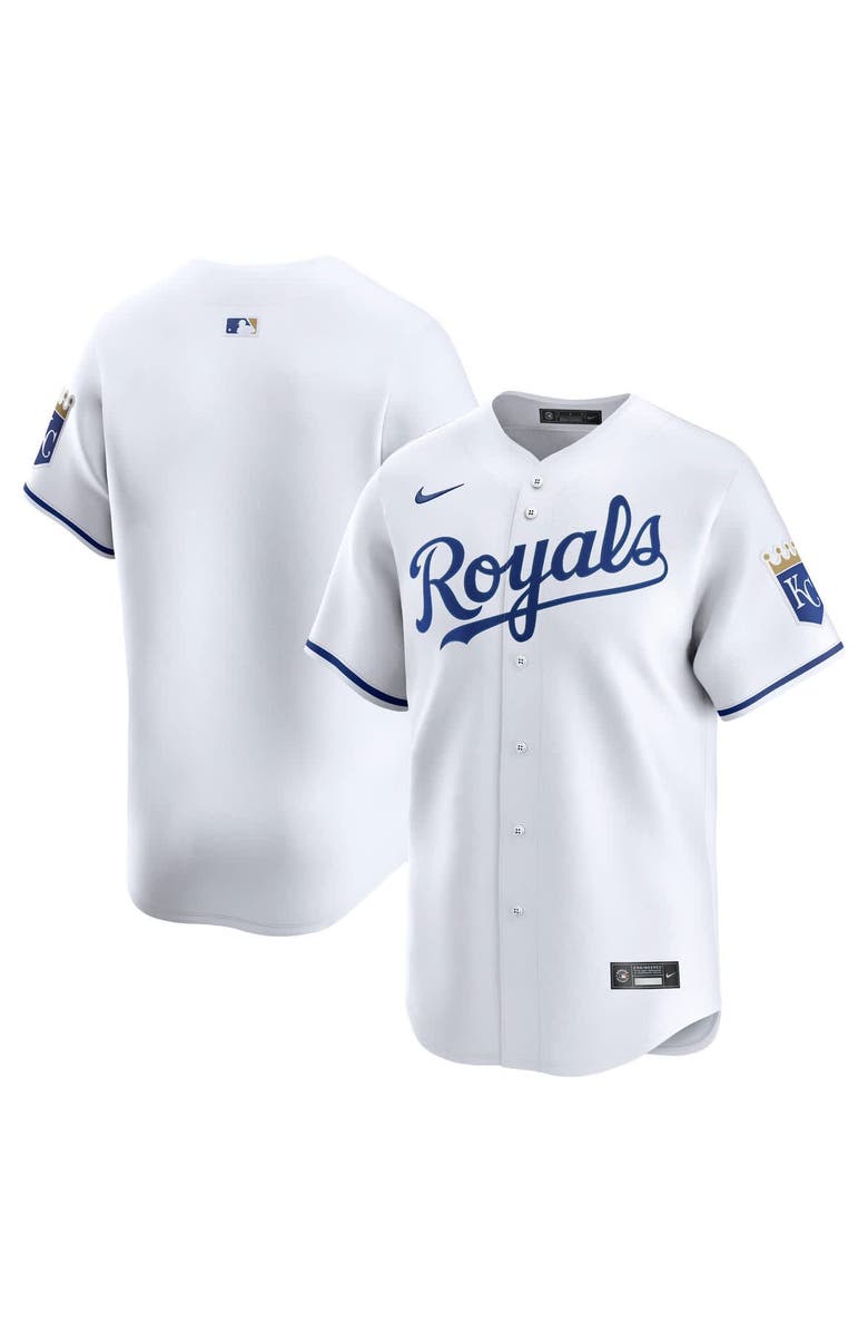 Nike Men's Nike White Kansas City Royals Home Limited Jersey, Main, color, 