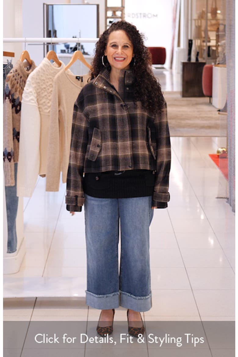Bateman Plaid Wool Blend Jacket video