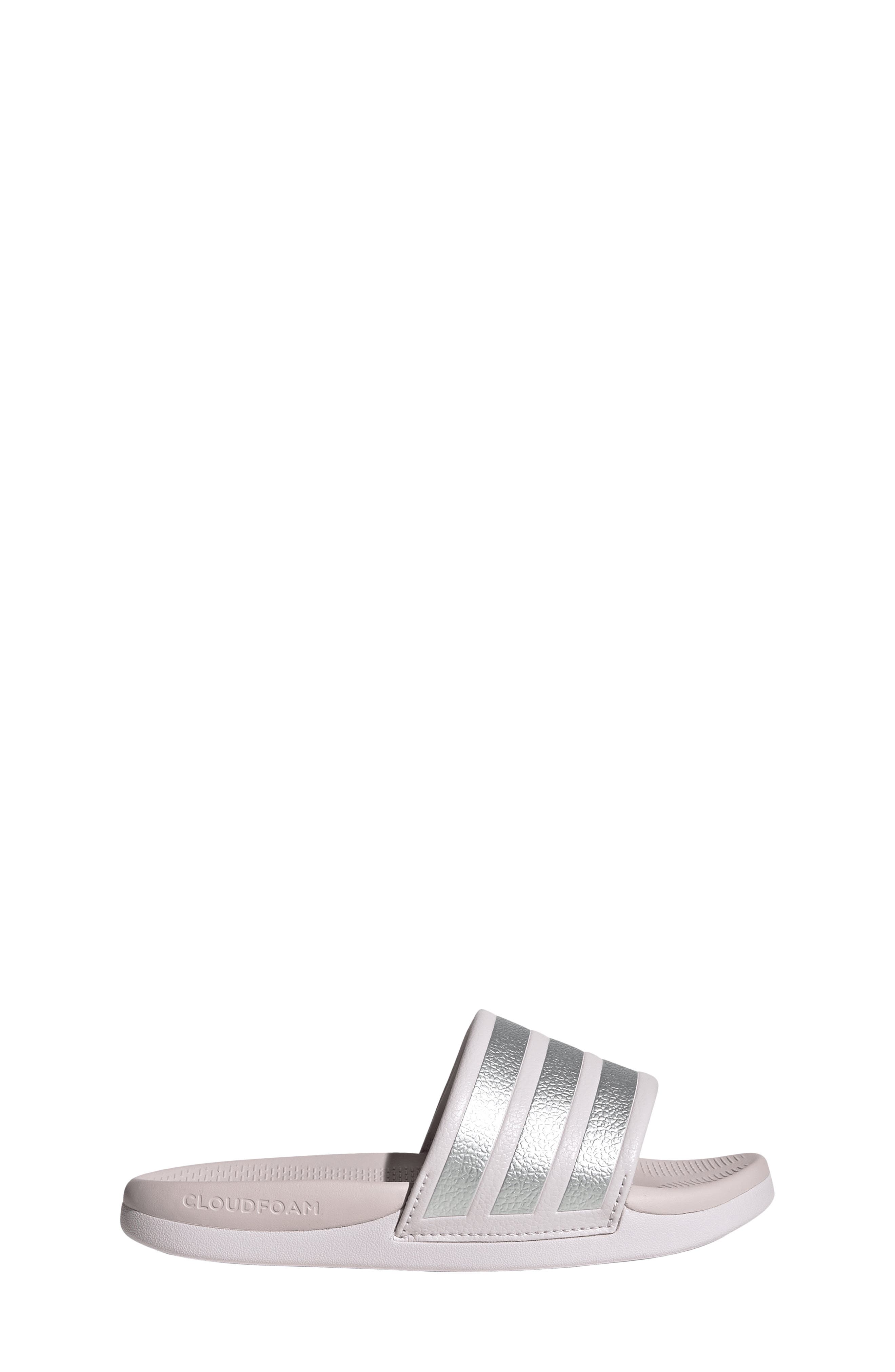 adidas Kids' Adilette Comfort 2.0 Sport Slide, Alternate, color, Almost Pink/Silver Metallic/Almost Pink