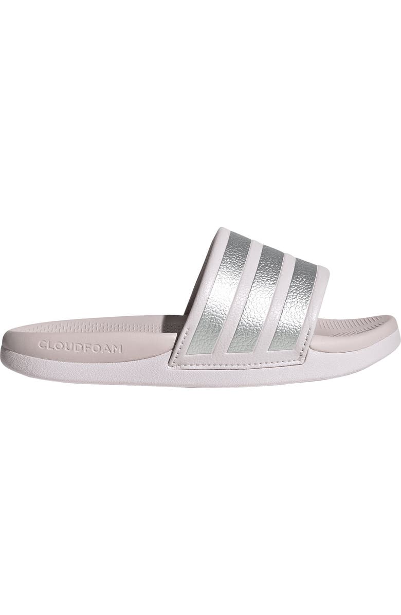 adidas Kids' Adilette Comfort 2.0 Sport Slide, Alternate, color, Almost Pink/Silver Metallic/Almost Pink