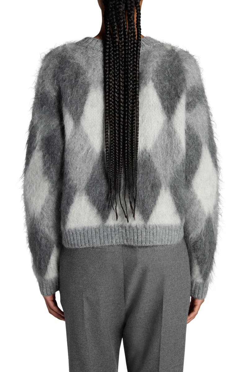 Moncler Argyle Mohair Blend Sweater, Alternate, color,