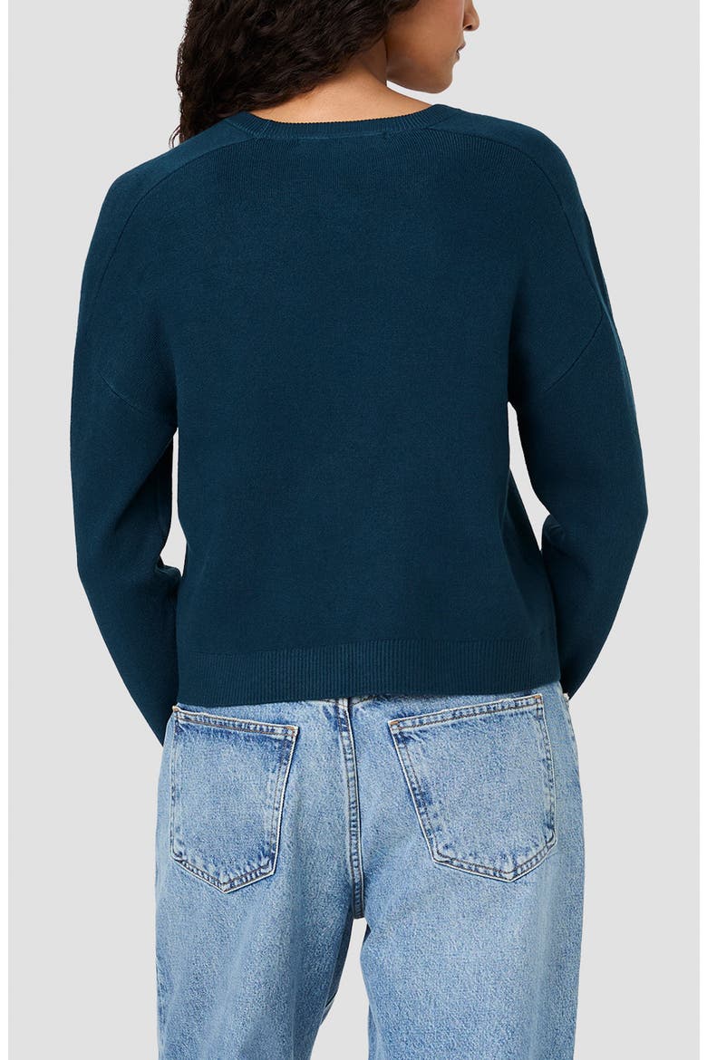 Babysoft Oversize Crewneck Sweater, Alternate, color, DEEP TEAL