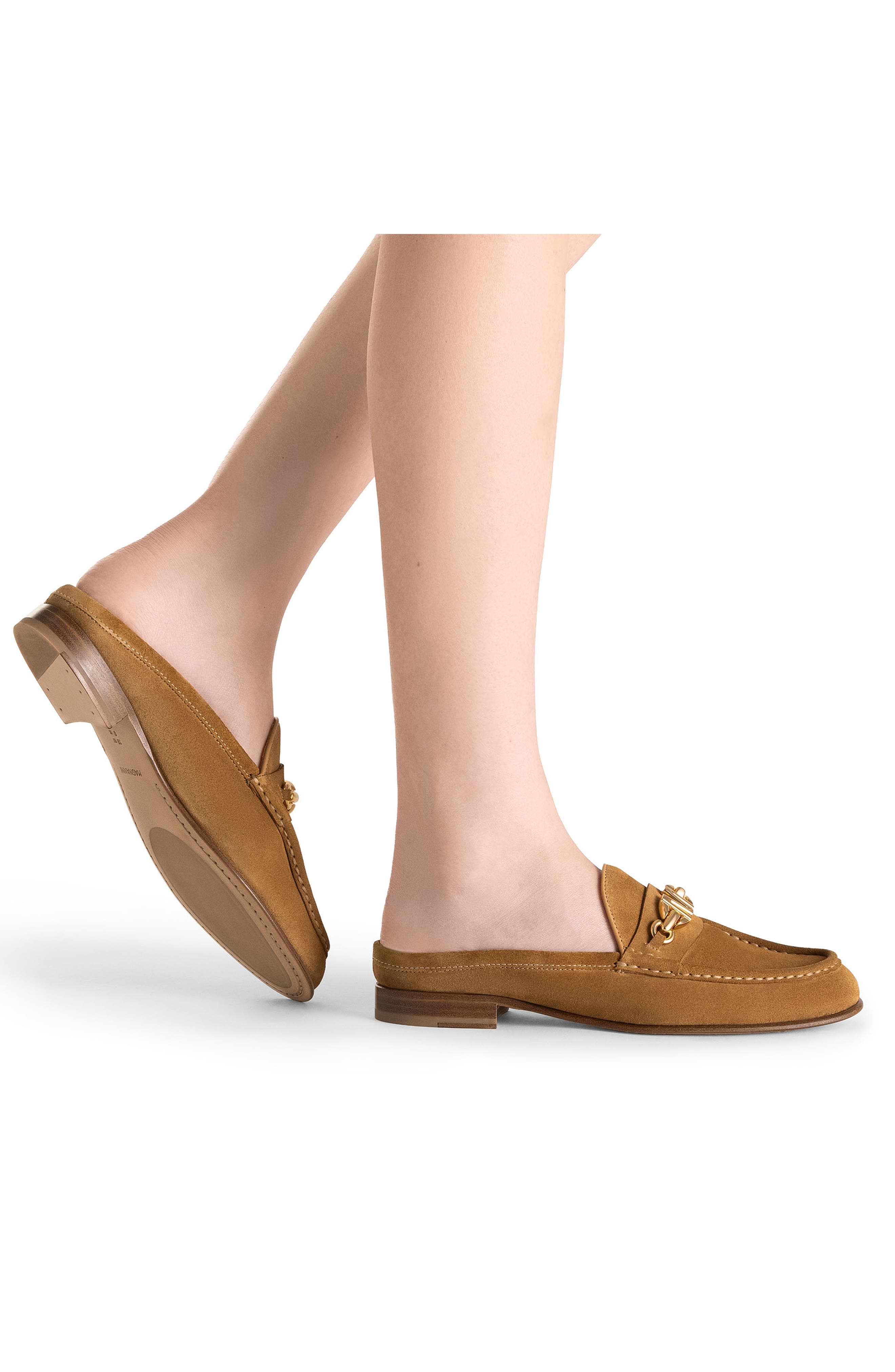 Carissa Bit Loafer Mule, Alternate, color, SEGALE SUEDE
