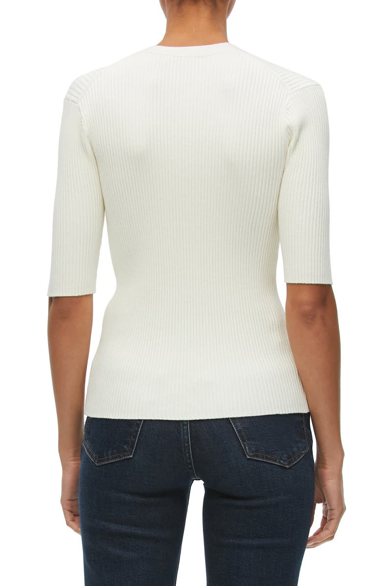 Michael Stars Jeanny Rib Top, Alternate, color, Chalk