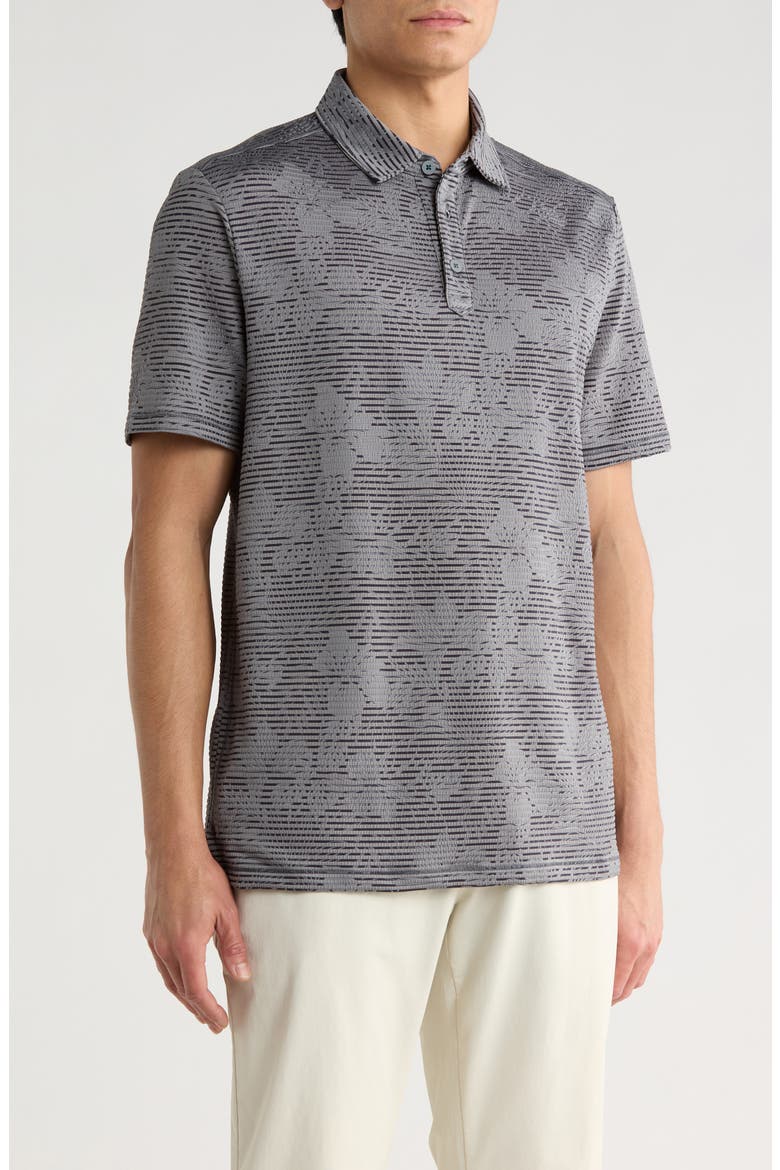 Costa Wave Twilight Canopy Seersucker Stripe IslandZone® Polo, Alternate, color, NIGHT CAP