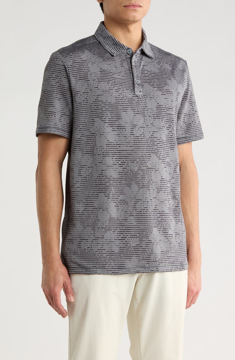 Tommy Bahama Costa Wave Twilight Canopy Seersucker Stripe IslandZone<sup>®</sup> Polo, Alternate, color, Night Cap