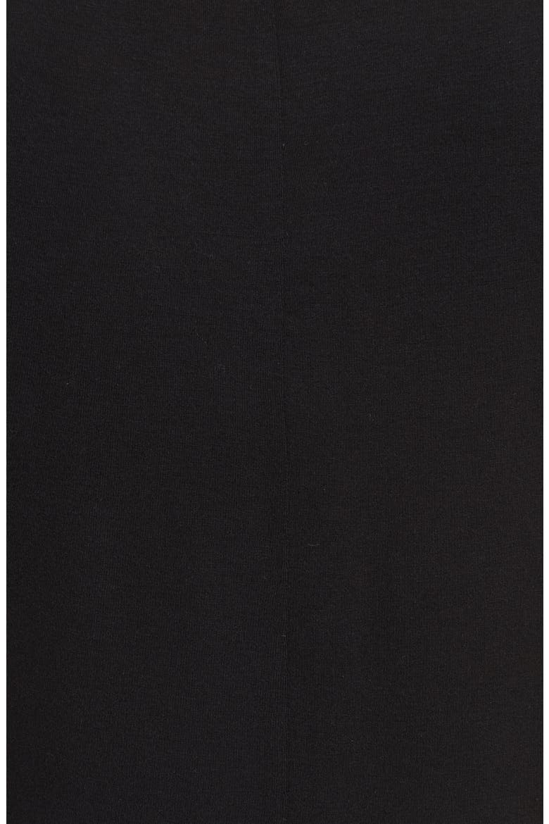 Short Sleeve Shirttail Tee, Alternate, color, BLACK