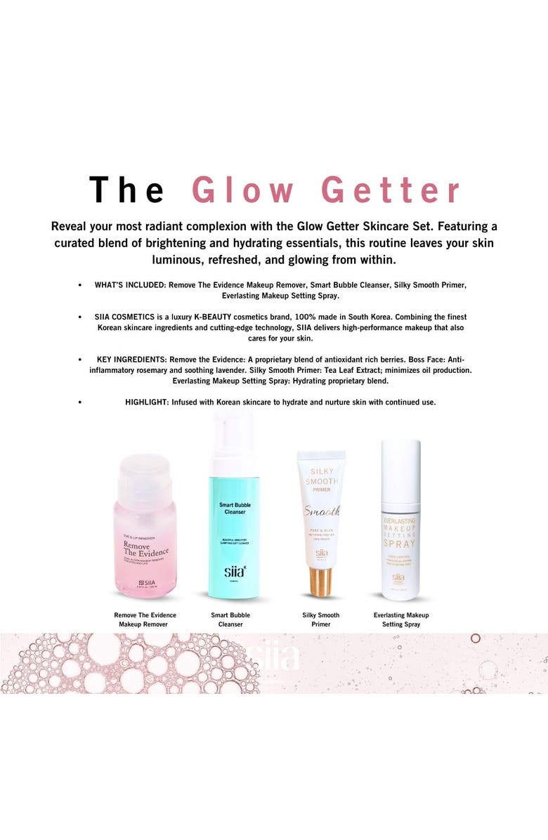 Siia Cosmetics 4-Pc. The Glow Getter, Alternate, color, 
