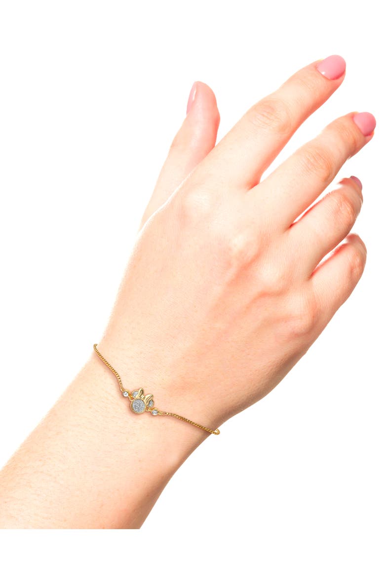 Glitter Crystal Lariat Bracelet, Alternate, color, Gold